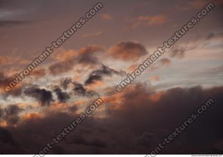 Photo Texture of Sunset Clouds 